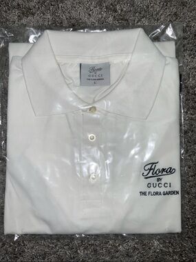 Gucci Men’s Large Short Sleeve Promotional T Shirt White
